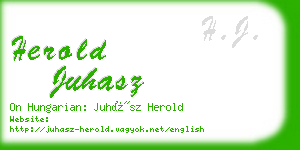 herold juhasz business card